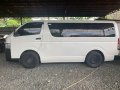 White Toyota Hiace 2018 Van Manual for sale in Quezon City -0