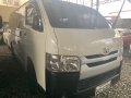 White Toyota Hiace 2018 Van Manual for sale in Quezon City -2