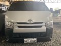 White Toyota Hiace 2018 Van Manual for sale in Quezon City -3
