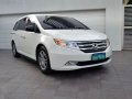 Pearl White Honda Odyssey 2013 for sale in Quezon City-5