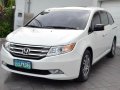 Pearl White Honda Odyssey 2013 for sale in Quezon City-9
