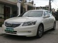 Pearl White Honda Accord 2011 for sale in Bacoor-8