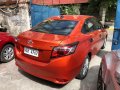 Orange Toyota Vios 2017 for sale in Makati-0
