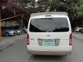 Pearl White Toyota Hiace 2013 for sale in Manila-2