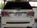 White Toyota Fortuner 2014 for sale in Narra-3
