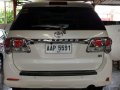 White Toyota Fortuner 2014 for sale in Narra-4