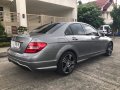 Grayblack Mercedes-Benz C200 2014 for sale in Automatic-0