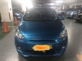 Blue Mitsubishi Mirage 2015 for sale in Automatic-3
