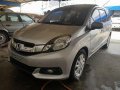 Silver Honda Mobilio 2015 for sale in Automatic-2