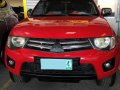 Red Mitsubishi Strada 2011 for sale in Automatic-5