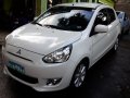 Selling White Mitsubishi Mirage 2013 in Manila-1