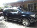 Selling Black Toyota Fortuner 2013 in Meycauayan-0