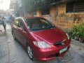 Red Honda City 2005 at 95000 km for sale -7