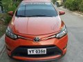 Orange Toyota Vios 2016 for sale in Pasig-4