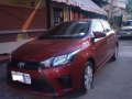 Sell Red 2015 Toyota Yaris at 44000 km-0