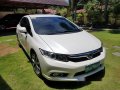 White Honda Civic 2013 at 68000 km for sale-7