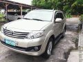 Beige Toyota Fortuner 2012 for sale in Guagua-4