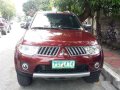 Sell Red 2011 Mitsubishi Montero Sport Automatic Diesel -0