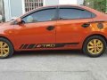 Orange Toyota Vios 2016 for sale in Pasig-3