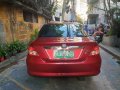 Red Honda City 2005 at 95000 km for sale -4