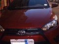 Sell Red 2015 Toyota Yaris at 44000 km-1