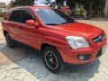 Red Kia Sportage 2009 for sale in Cebu-0