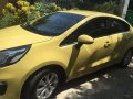 Yellow Kia Rio 2015 Manual for sale -4