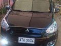 Selling Black Mitsubishi Mirage 2015 Manual Gasoline -1