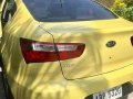 Yellow Kia Rio 2015 Manual for sale -4