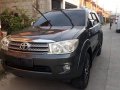 Black Toyota Fortuner 2011 for sale in Manual-1