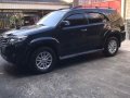 Black Toyota Fortuner 2013 for sale in Automatic-2