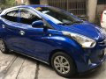 Blue Hyundai Eon 2015 for sale in Manual-4