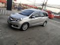 Silver Honda Mobilio 2015 SUV / MPV for sale in Manila-3
