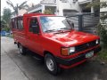 Red Toyota tamaraw 1993 Van at  Manual   for sale in Taytay-4