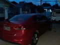 Red Hyundai Elantra 2018 for sale in Davao-1