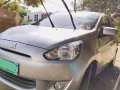 Silver Mitsubishi Mirage 2013 for sale in Manual-1