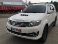 White Toyota Fortuner 2015 for sale in Manual-4