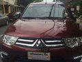 Red Mitsubishi Montero sport 2015 for sale in Manila-1