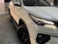 Pearl White Toyota Fortuner 2017 2.4 V 4x2 AT with TRD FOR SALE in Manila-5