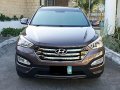 Grey Hyundai Santa Fe 2013 for sale in Automatic-8