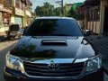 Black Toyota Hilux 2015 for sale in Cainta-0