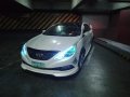Pearl White Hyundai Sonata 2011 for sale in Manila-0