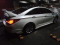 Pearl White Hyundai Sonata 2011 for sale in Manila-9