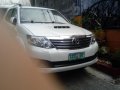 Pearl White Toyota Fortuner 2013 for sale in Quezon City-8