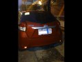 Red Toyota Yaris 2015 Hatchback for sale in Manila-5