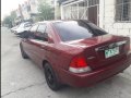 Sell Red 2001 Ford Lynx Sedan in Mabalacat-3