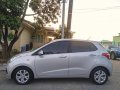 Silver Hyundai Grand i10 2015 Hatchback at Automatic  for sale in Manila-6