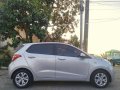 Silver Hyundai Grand i10 2015 Hatchback at Automatic  for sale in Manila-5