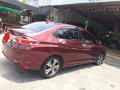 1st Owned 2014 Honda City Maroon top of the line -1