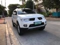 Pearl White Mitsubishi Montero Sport 2013 for sale in Quezon City-7